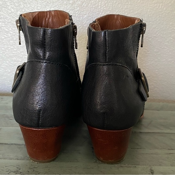 Kork Ease Isa Black Ankle Boot - Picture 8 of 9